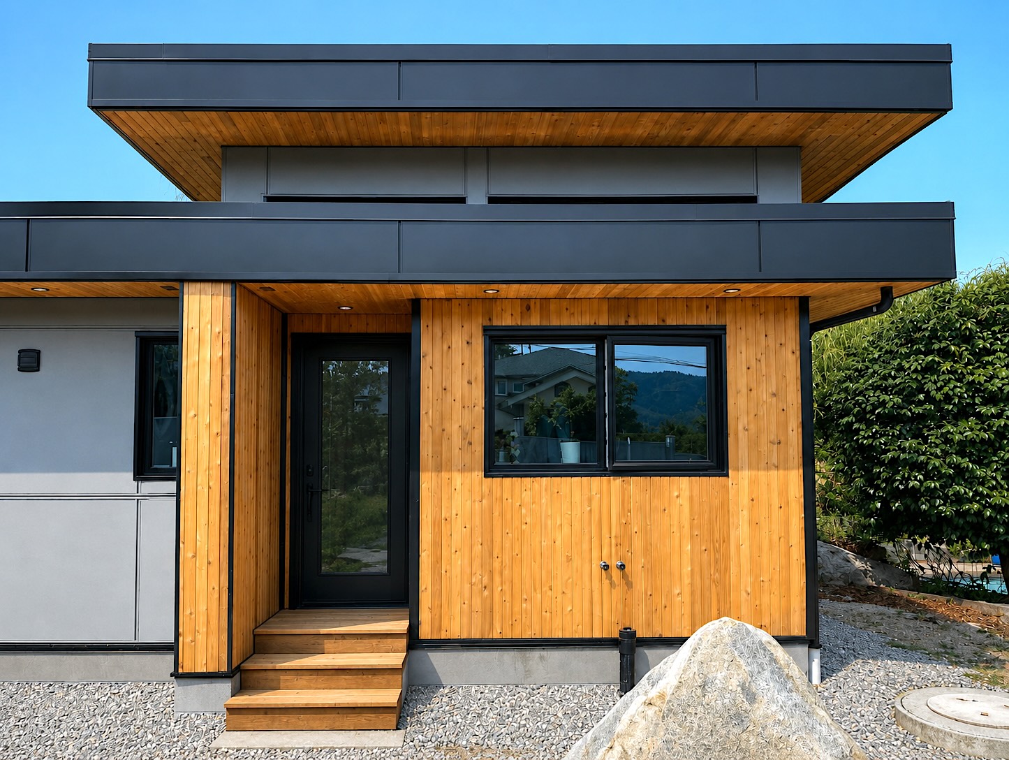 Deep Cove custom modular home British Columbia — exterior view 1