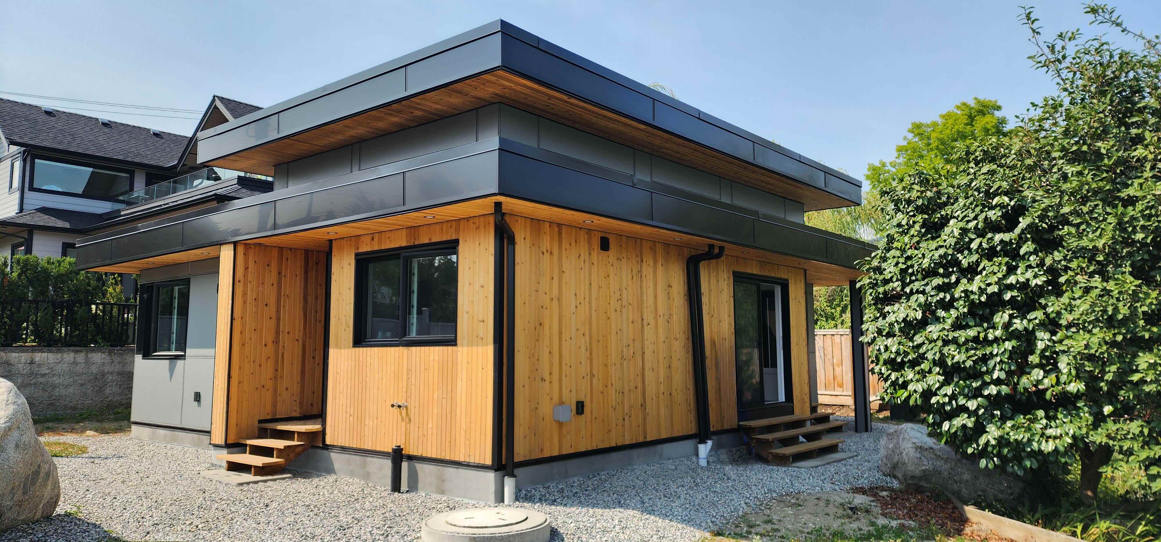 Deep Cove custom modular home British Columbia — exterior view 2