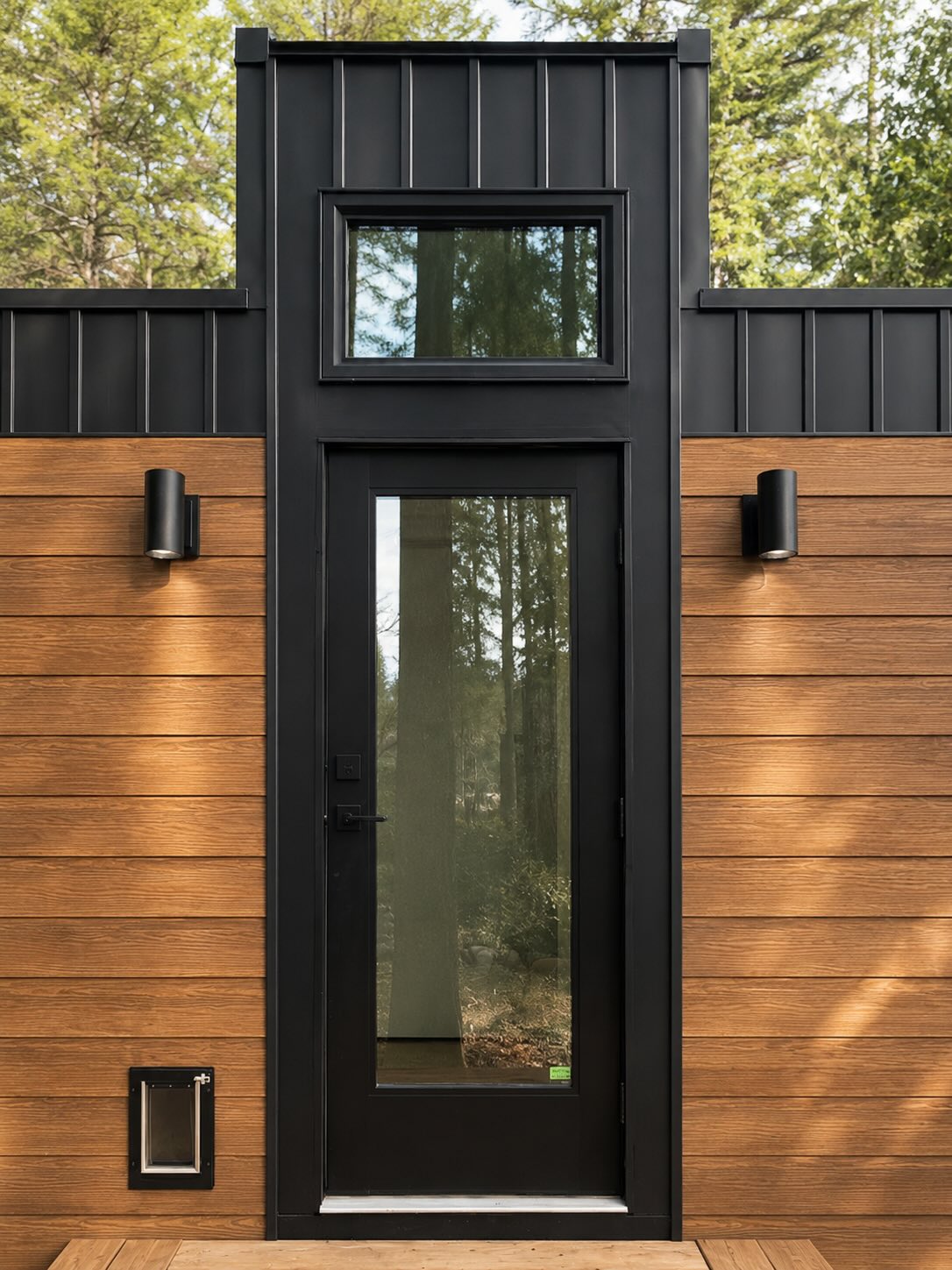 Custom coastal modular home Vancouver Island — exterior view 1