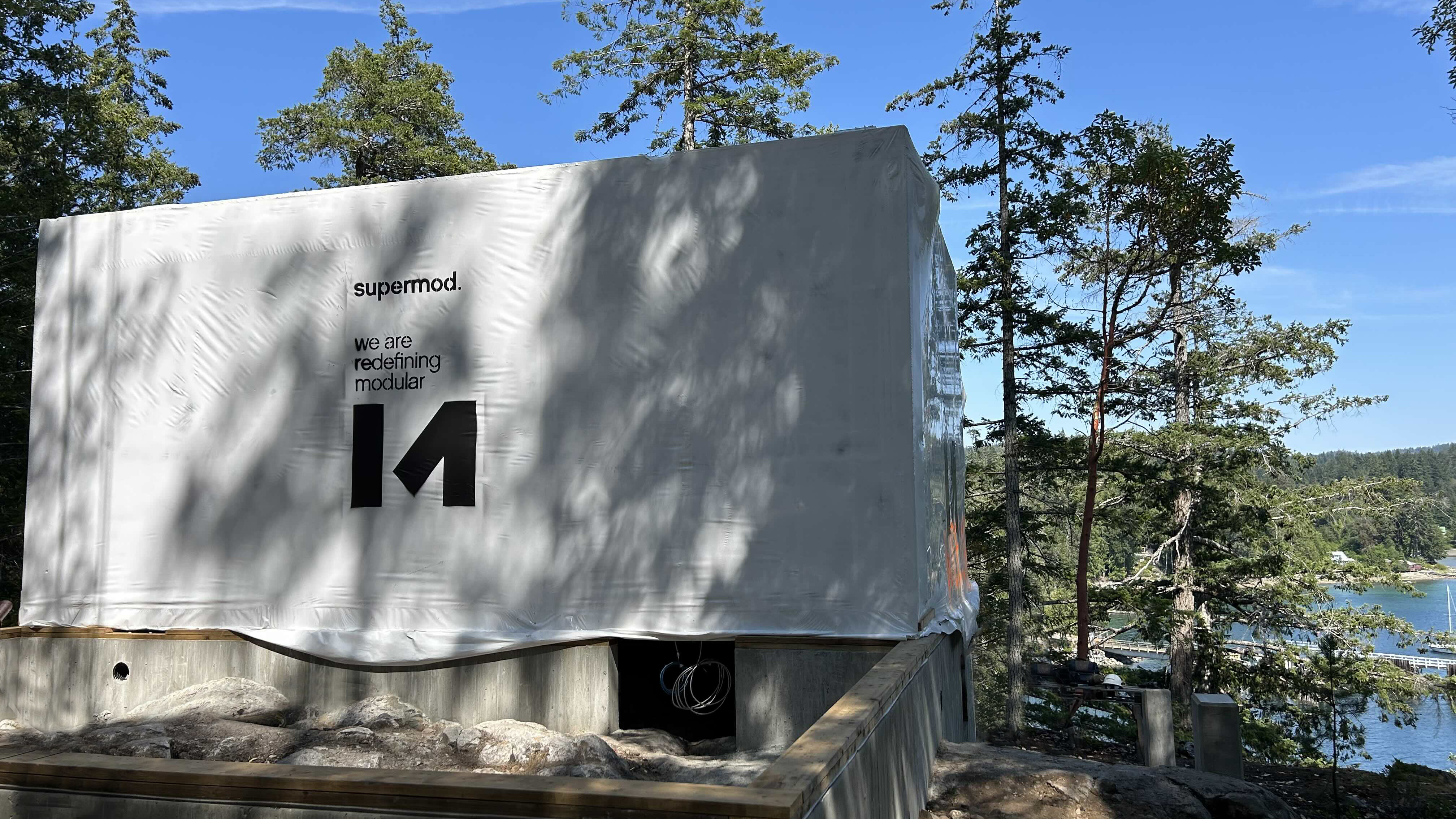 Whaletown Cortez Island custom modular home — exterior view 5