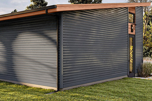 Lund modular garage British Columbia — exterior view 3